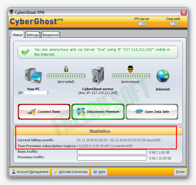 Free cyberghost activation license key